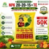 Phân NPK Con Cò 20-20-15+TE cung cấp dinh dưỡng cân đối giúp cây phát triển mạnh, xanh lá, hạn chế vàng lá và tăng trưởng nhanh.